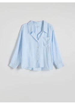 Reserved - Koszula z wiskozą - jasnoniebieski ze sklepu Reserved w kategorii Koszule damskie - zdjęcie 171932027