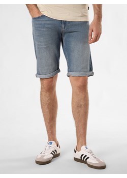 Tommy Jeans Męskie szorty dżinsowe - Ronnie Mężczyźni Bawełna medium stone jednolity ze sklepu vangraaf w kategorii Spodenki męskie - zdjęcie 171932147