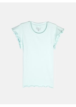 GATE Elastyczny T-shirt z falbankami 34 ze sklepu gateshop w kategorii Bluzki damskie - zdjęcie 171932415