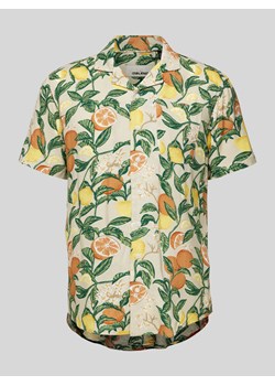 Koszula casualowa o kroju slim fit z nadrukiem na całej powierzchni ze sklepu Peek&Cloppenburg  w kategorii Koszule męskie - zdjęcie 171932737