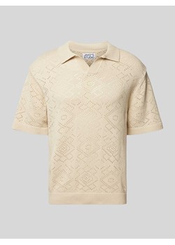 Koszulka polo z dekoltem w serek ze sklepu Peek&Cloppenburg  w kategorii T-shirty męskie - zdjęcie 171932747