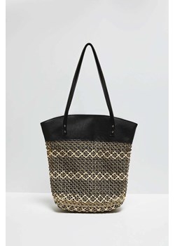 Pleciona torba na ramię czarna ze sklepu 5.10.15 w kategorii Torby letnie - zdjęcie 171932979