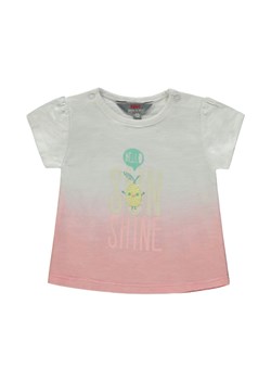 Dziewczęca bluzka z krótkim rękawem różowa ze sklepu 5.10.15 w kategorii Koszulki niemowlęce - zdjęcie 171933016