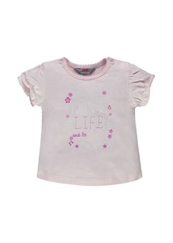 Dziewczęca koszulka z krótkim rękawem różowa ze sklepu 5.10.15 w kategorii Koszulki niemowlęce - zdjęcie 171933045
