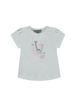 Dziewczęca bluzka z krótkim rękawem biała ze sklepu 5.10.15 w kategorii Koszulki niemowlęce - zdjęcie 171933067