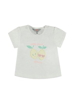 Dziecięca bluzka z krótkim rękawem biała ze sklepu 5.10.15 w kategorii Koszulki niemowlęce - zdjęcie 171933139