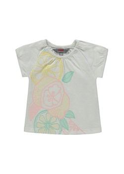 Dziewczęca bluzka z krótkim rękawem biała ze sklepu 5.10.15 w kategorii Koszulki niemowlęce - zdjęcie 171933147