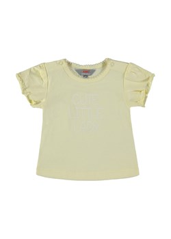 Dziewczęca koszulka z krótkim rękawem żółta ze sklepu 5.10.15 w kategorii Koszulki niemowlęce - zdjęcie 171933148