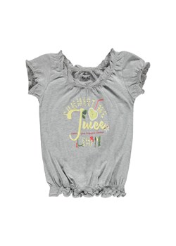 Dziewczęca bluzka z krótkim rękawem szara ze sklepu 5.10.15 w kategorii Koszulki niemowlęce - zdjęcie 171933149