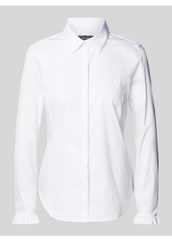 Bluzka w jednolitym kolorze z krytą listwą guzikową ze sklepu Peek&Cloppenburg  w kategorii Koszule damskie - zdjęcie 171934588