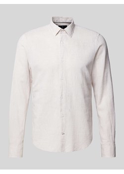 Koszula biznesowa o kroju slim fit w jednolitym kolorze ze sklepu Peek&Cloppenburg  w kategorii Koszule męskie - zdjęcie 171934705