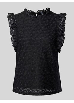 Top bluzkowy ze stójką model ‘JOLLINE’ ze sklepu Peek&Cloppenburg  w kategorii Bluzki damskie - zdjęcie 171934738