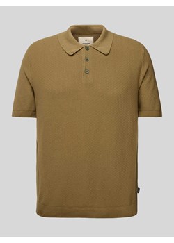 Koszulka polo z fakturowanym wzorem model ‘BLUSANDRI’ ze sklepu Peek&Cloppenburg  w kategorii T-shirty męskie - zdjęcie 171934825