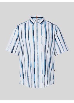 Koszula casualowa o kroju regular fit z wzorem w paski ze sklepu Peek&Cloppenburg  w kategorii Koszule męskie - zdjęcie 171934858