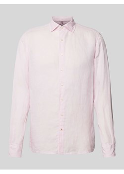 Koszula casualowa o kroju regular fit z lnu model ‘Steven’ ze sklepu Peek&Cloppenburg  w kategorii Koszule męskie - zdjęcie 171934868