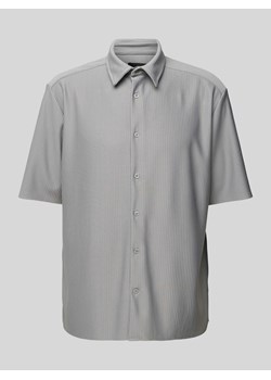 Koszula casualowa o kroju relaxed fit z drobnym prążkowaniem model ‘BOYY LIFE’ ze sklepu Peek&Cloppenburg  w kategorii Koszule męskie - zdjęcie 171934898