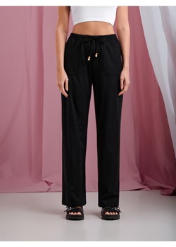 Sinsay - Spodnie wide leg - czarny ze sklepu Sinsay w kategorii Spodnie damskie - zdjęcie 171937255