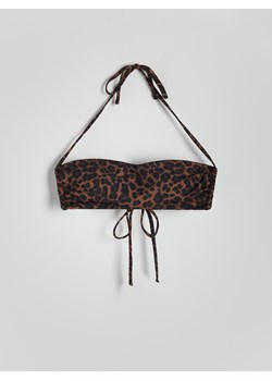 Reserved - Góra od bikini - brązowy ze sklepu Reserved w kategorii Stroje kąpielowe - zdjęcie 171938328