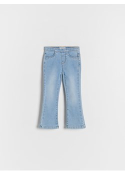 Reserved - Jegginsy flare - niebieski ze sklepu Reserved w kategorii Spodnie dziewczęce - zdjęcie 171938798