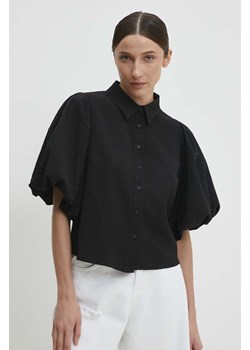 Answear Lab bluzka damska kolor czarny gładka ze sklepu ANSWEAR.com w kategorii Bluzki damskie - zdjęcie 171940456