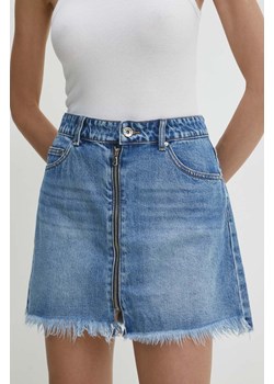 Answear Lab spódnica jeansowa kolor niebieski mini ołówkowa ze sklepu ANSWEAR.com w kategorii Spódnice - zdjęcie 171940538