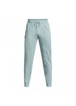 Męskie spodnie dresowe Under Armour Curry Fleece Sweatpants - niebieskie ze sklepu Sportstylestory.com w kategorii Spodnie męskie - zdjęcie 171943655