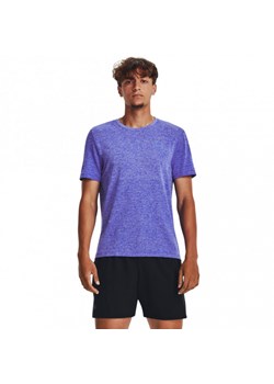 Męska koszulka do biegania Under Armour UA Seamless Stride SS - niebieska ze sklepu Sportstylestory.com w kategorii T-shirty męskie - zdjęcie 171943748