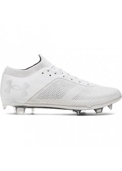 Męskie buty do piłki nożnej Under Armour UA Shadow Elite FG - białe ze sklepu Sportstylestory.com w kategorii Buty sportowe męskie - zdjęcie 171943876