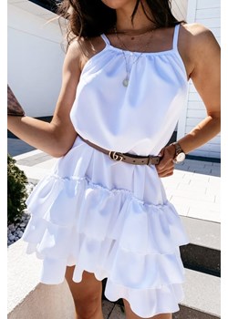 Sukienka MERTOLFA WHITE ze sklepu Ivet Shop w kategorii Sukienki - zdjęcie 171944008