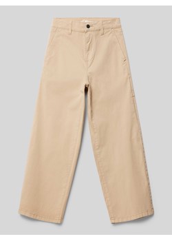 Spodnie w jednolitym kolorze ze sklepu Peek&Cloppenburg  w kategorii Spodnie chłopięce - zdjęcie 171944145