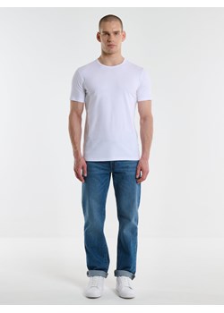 Koszulka męska z krótkim rękawem biała Classac 101 ze sklepu Big Star w kategorii T-shirty męskie - zdjęcie 171944629