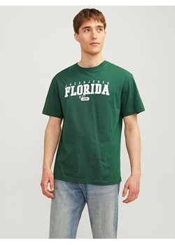 Jack &amp; Jones Koszulka w kolorze zielonym ze sklepu Limango Polska w kategorii T-shirty męskie - zdjęcie 171947298