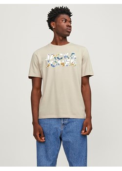 Jack &amp; Jones Koszulka w kolorze beżowym ze sklepu Limango Polska w kategorii T-shirty męskie - zdjęcie 171947387