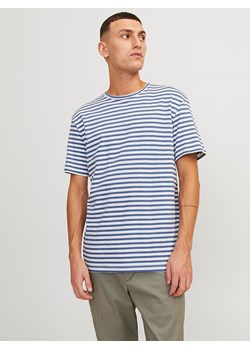 Jack &amp; Jones Koszulka w kolorze biało-niebieskim ze sklepu Limango Polska w kategorii T-shirty męskie - zdjęcie 171947396