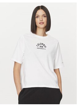 Columbia Koszulka techniczna North Cascades™ Relaxed Tee Biały Regular Fit ze sklepu MODIVO w kategorii Bluzki damskie - zdjęcie 171948337