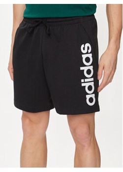adidas Szorty sportowe AEROREADY Essentials Single Jersey Linear Logo Shorts IC0062 Czarny Regular Fit ze sklepu MODIVO w kategorii Spodenki męskie - zdjęcie 171948618