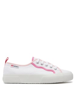 Sneakersy Superga Curly Bindings 2750 S8138NW White-Shaded Pink ATG ze sklepu eobuwie.pl w kategorii Trampki damskie - zdjęcie 171949049