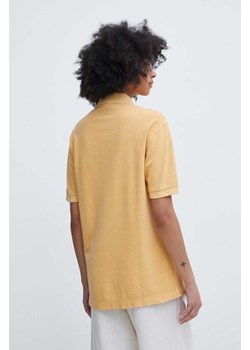 Lacoste polo bawełniane kolor pomarańczowy gładki PH3450 S0I ze sklepu ANSWEAR.com w kategorii T-shirty męskie - zdjęcie 171950355