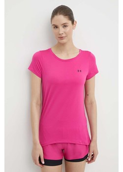 Under Armour t-shirt damski kolor różowy ze sklepu ANSWEAR.com w kategorii Bluzki damskie - zdjęcie 171951046