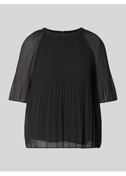 Bluzka z wiskozy z plisami ze sklepu Peek&Cloppenburg  w kategorii Bluzki damskie - zdjęcie 171951928