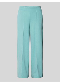Spodnie materiałowe z szeroką,skróconą nogawką model ‘KATE’ ze sklepu Peek&Cloppenburg  w kategorii Spodnie damskie - zdjęcie 171952136