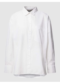 Bluzka koszulowa w kieszenią na piersi damska ze sklepu Peek&Cloppenburg  w kategorii Koszule damskie - zdjęcie 171952226