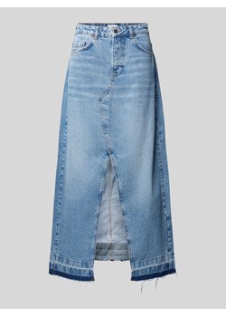 Spódnica jeansowa z 5 kieszeniami model ‘Harper’ ze sklepu Peek&Cloppenburg  w kategorii Spódnice - zdjęcie 171952387
