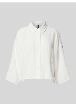 Bluzka krótka z rękawem o dł. 3/4 model ‘NATALI’ ze sklepu Peek&Cloppenburg  w kategorii Koszule damskie - zdjęcie 171952409