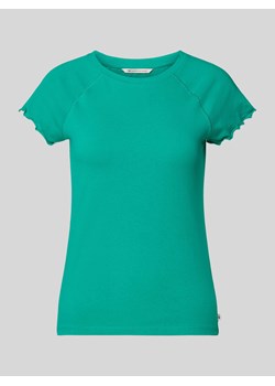 T-shirt z falistym wykończeniem ze sklepu Peek&Cloppenburg  w kategorii Bluzki damskie - zdjęcie 171952415