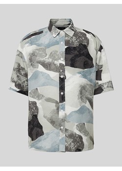 Koszula casualowa ze wzorem na całej powierzchni model ‘BUD’ ze sklepu Peek&Cloppenburg  w kategorii Koszule męskie - zdjęcie 171952416