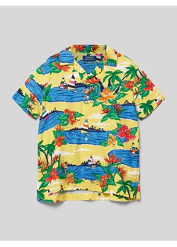 Koszula casualowa z wiskozy ze wzorem na całej powierzchni model ‘ANDY’ ze sklepu Peek&Cloppenburg  w kategorii Koszule chłopięce - zdjęcie 171952438