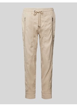 Spodnie o kroju tapered fit z kieszeniami zapinanymi na zamek błyskawiczny model ‘Future Worker’ ze sklepu Peek&Cloppenburg  w kategorii Spodnie damskie - zdjęcie 171952667