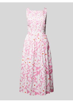 Sukienka o długości do kolan z kwiatowym wzorem ze sklepu Peek&Cloppenburg  w kategorii Sukienki - zdjęcie 171952728