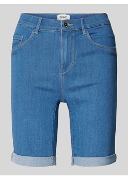 Szorty jeansowe o kroju slim fit z 5 kieszeniami model ‘RAIN LIFE’ ze sklepu Peek&Cloppenburg  w kategorii Szorty - zdjęcie 171952779